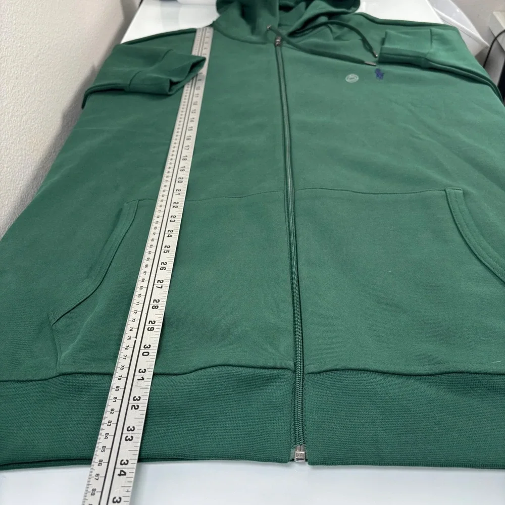 Polo Ralph Lauren Mens 3XLT Green Full-Zip Hoodie New Double-Knit Big & Tall